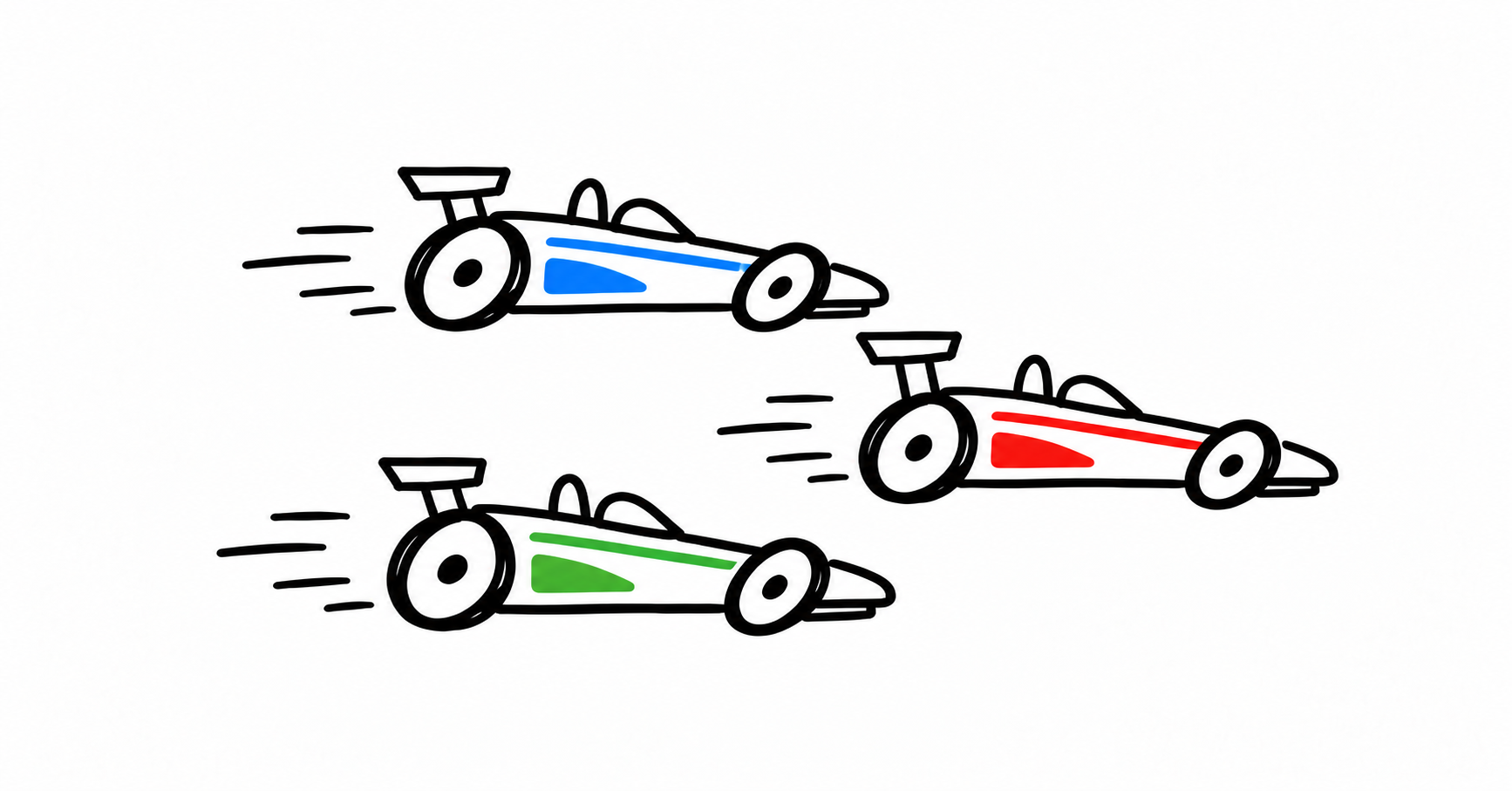 A drag race between Revise, Word, and Google Docs