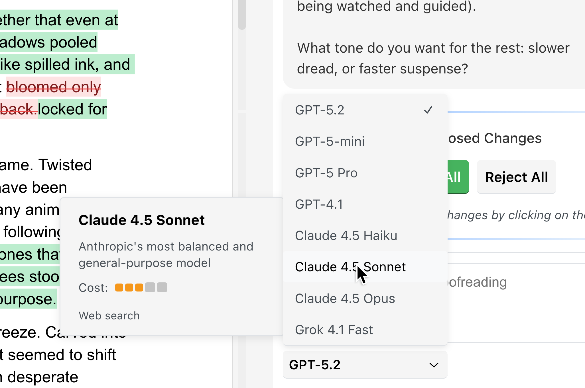 Scrubbing through document history